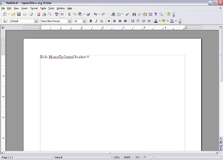 OpenOffice ‘Writer’ works better than MS Word